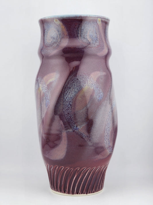 Merlot & Light Blue Vase