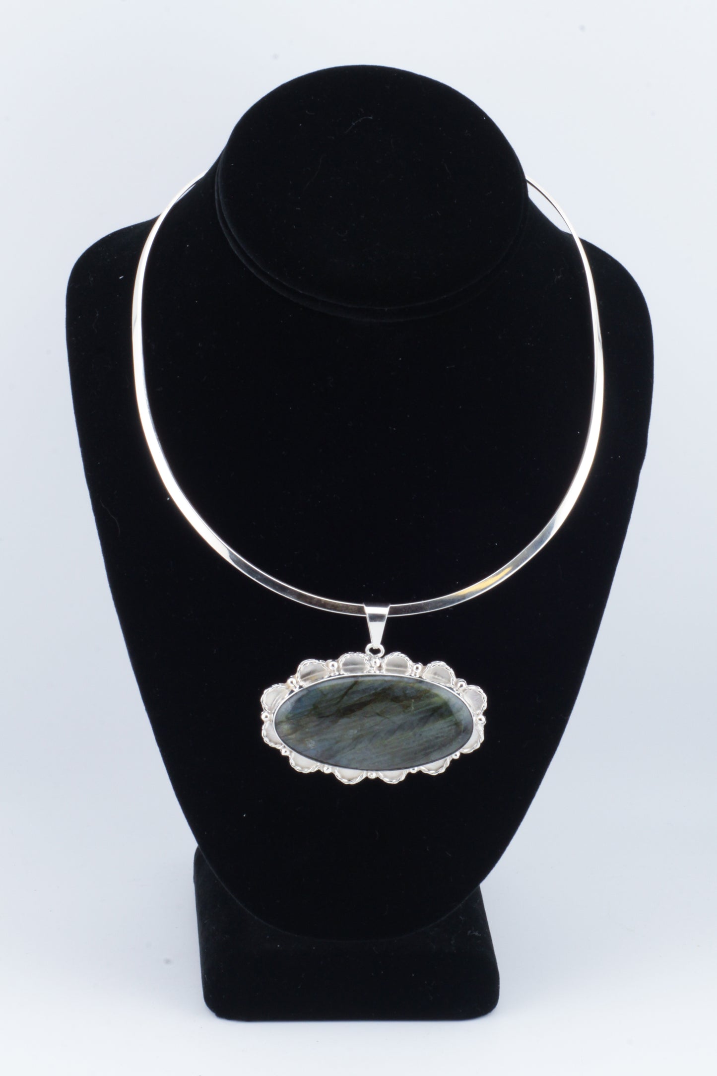 Green Labradorite Pendant