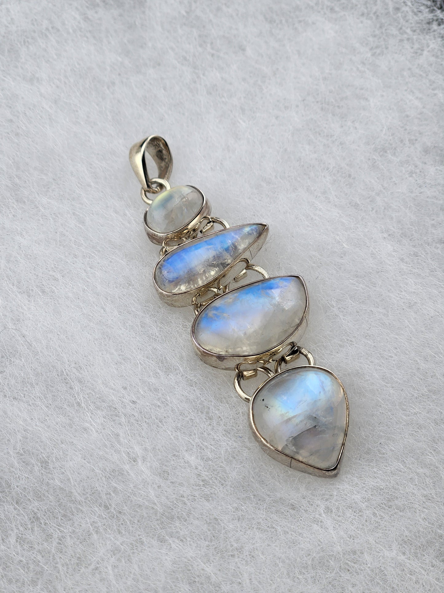 Four Moonstone Pendant