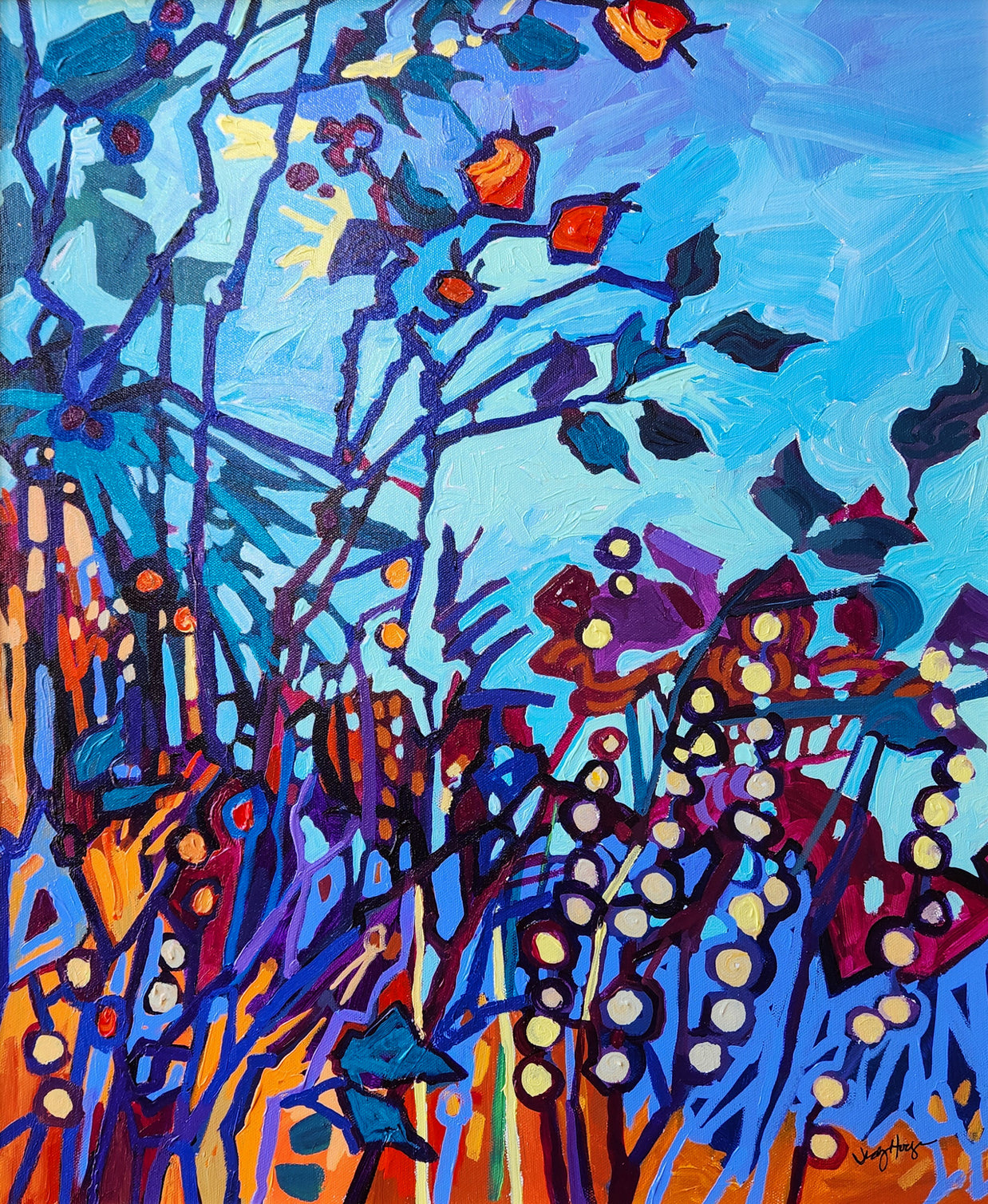 Wild By Judy Hodge (Acrylic Painting)