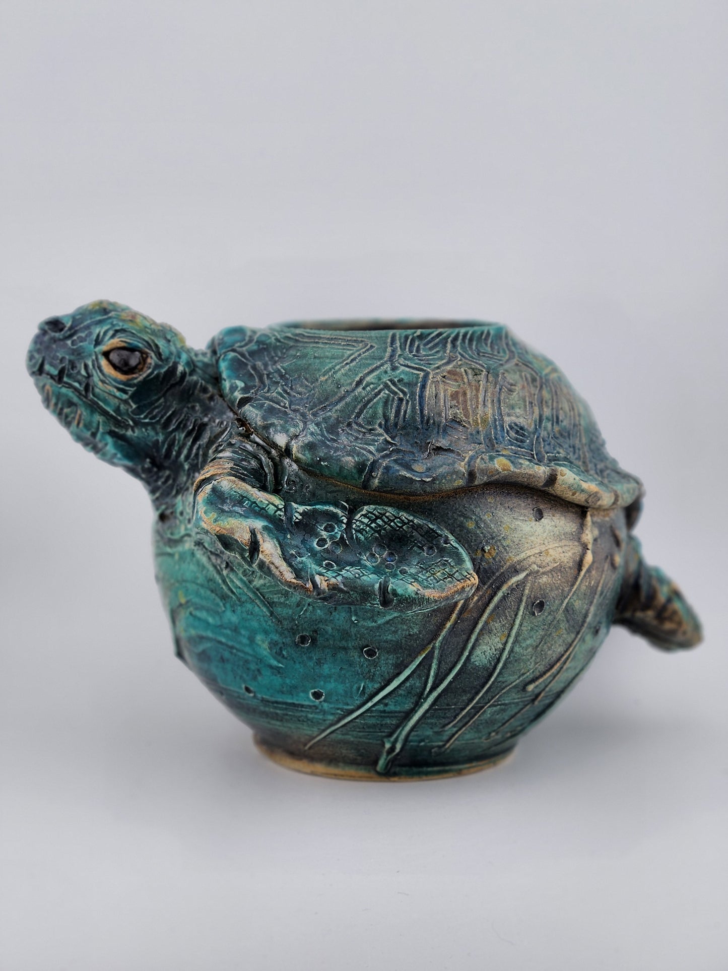 Sea Turtle Vase