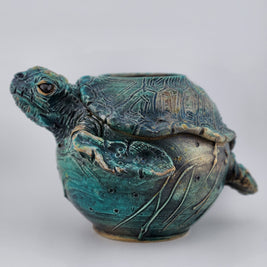Sea Turtle Vase