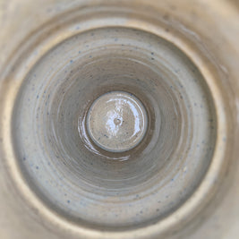 Lavender Grey Stencil Vase