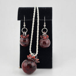 Pomegranate Earrings/Pendant