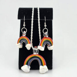 Rainbow Earrings & Pendant
