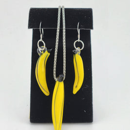 Banana Earrings & Pendant