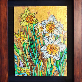 Daffodils Yellow & White