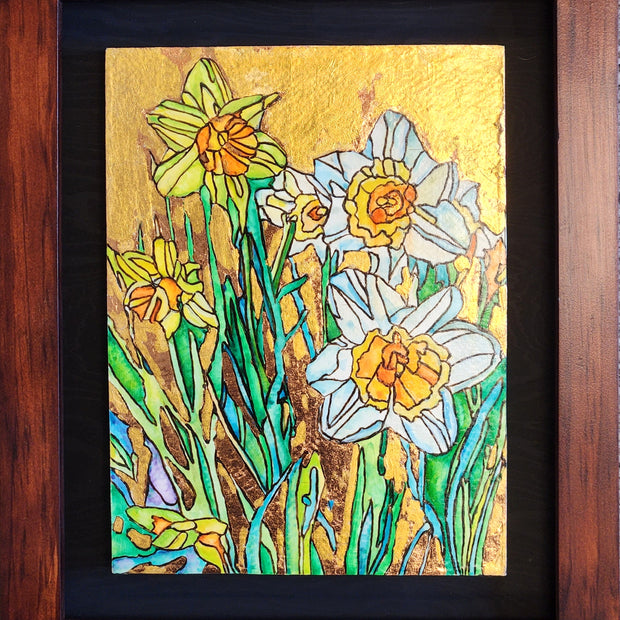 Daffodils Yellow & White