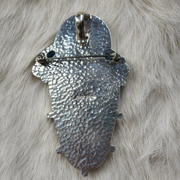 Brazilian Drusy Agate Pendant/Pin