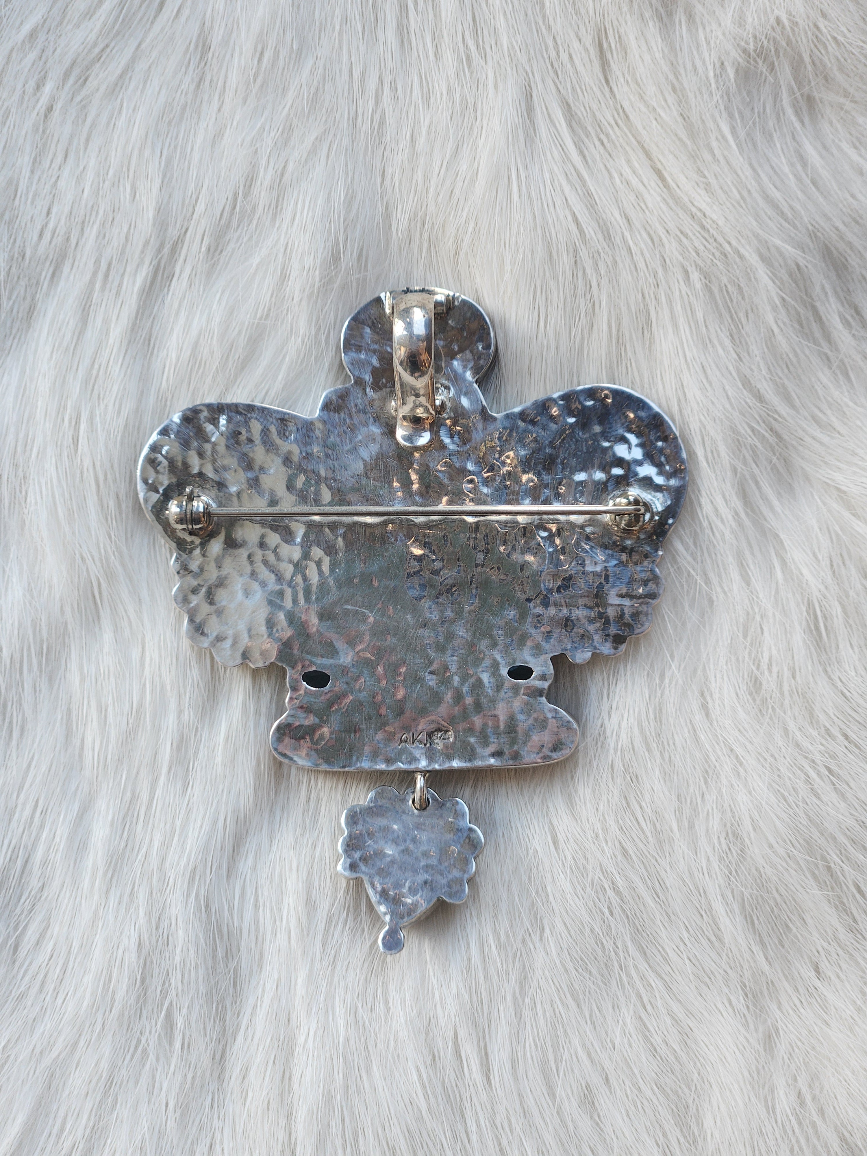 Bee Abalone Pendant/Pin