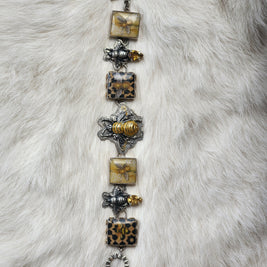 Tile Citrine Bee Bracelet