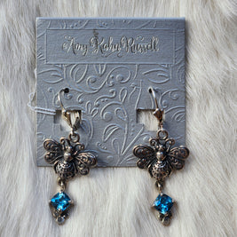 Bee Blue Topaz Earrings