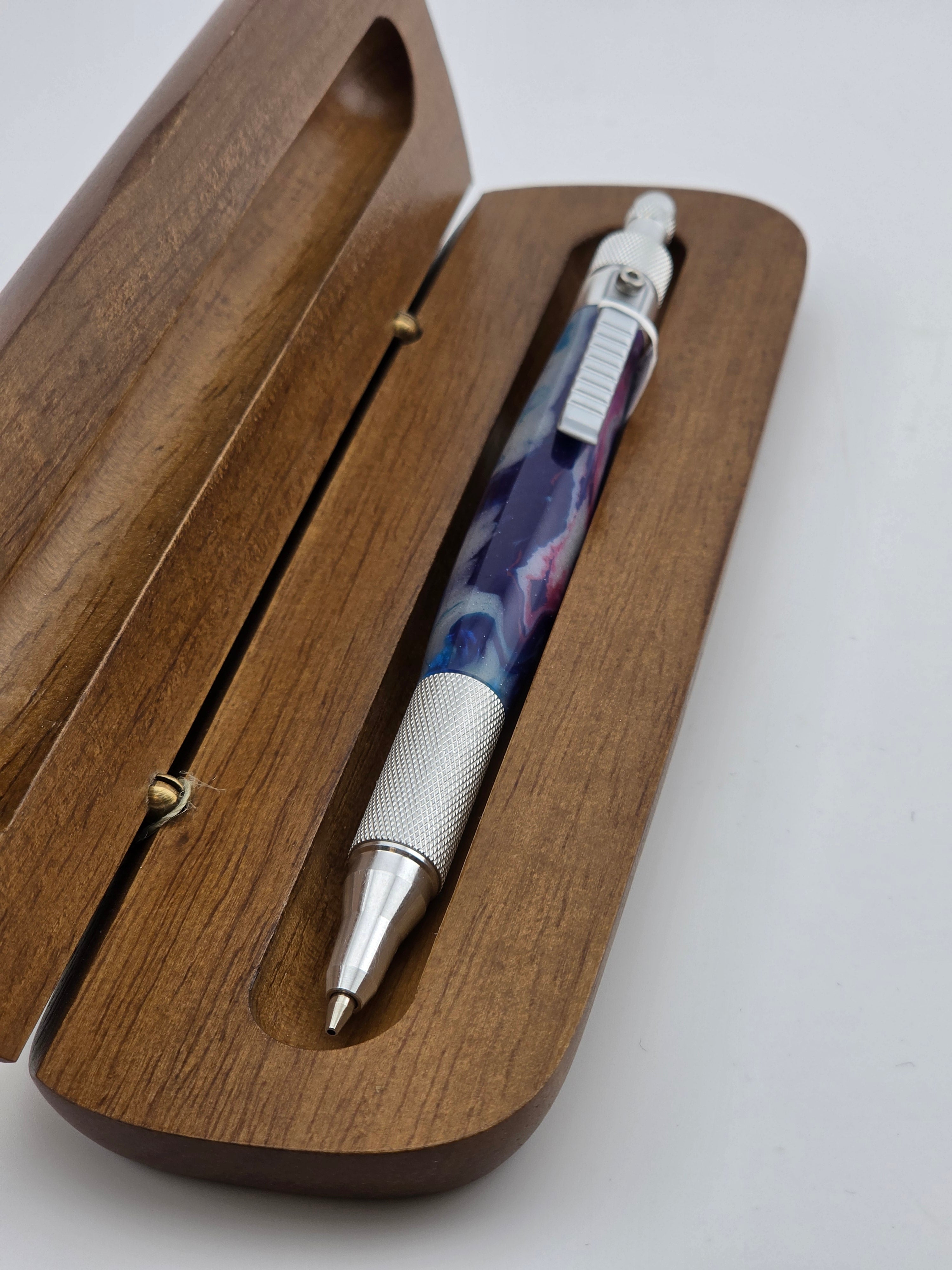 AS-13PGB Blue Geode Pencil