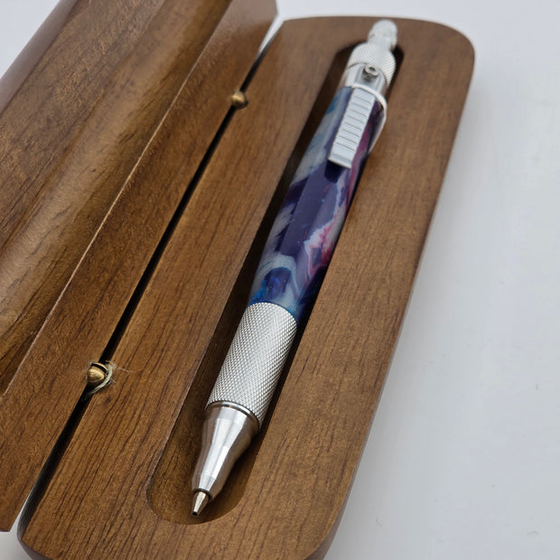 AS-13PGB Blue Geode Pencil