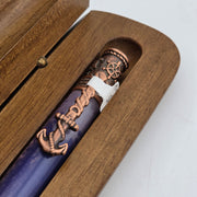 AS-16PCN Purple/Copper Nautical Pen