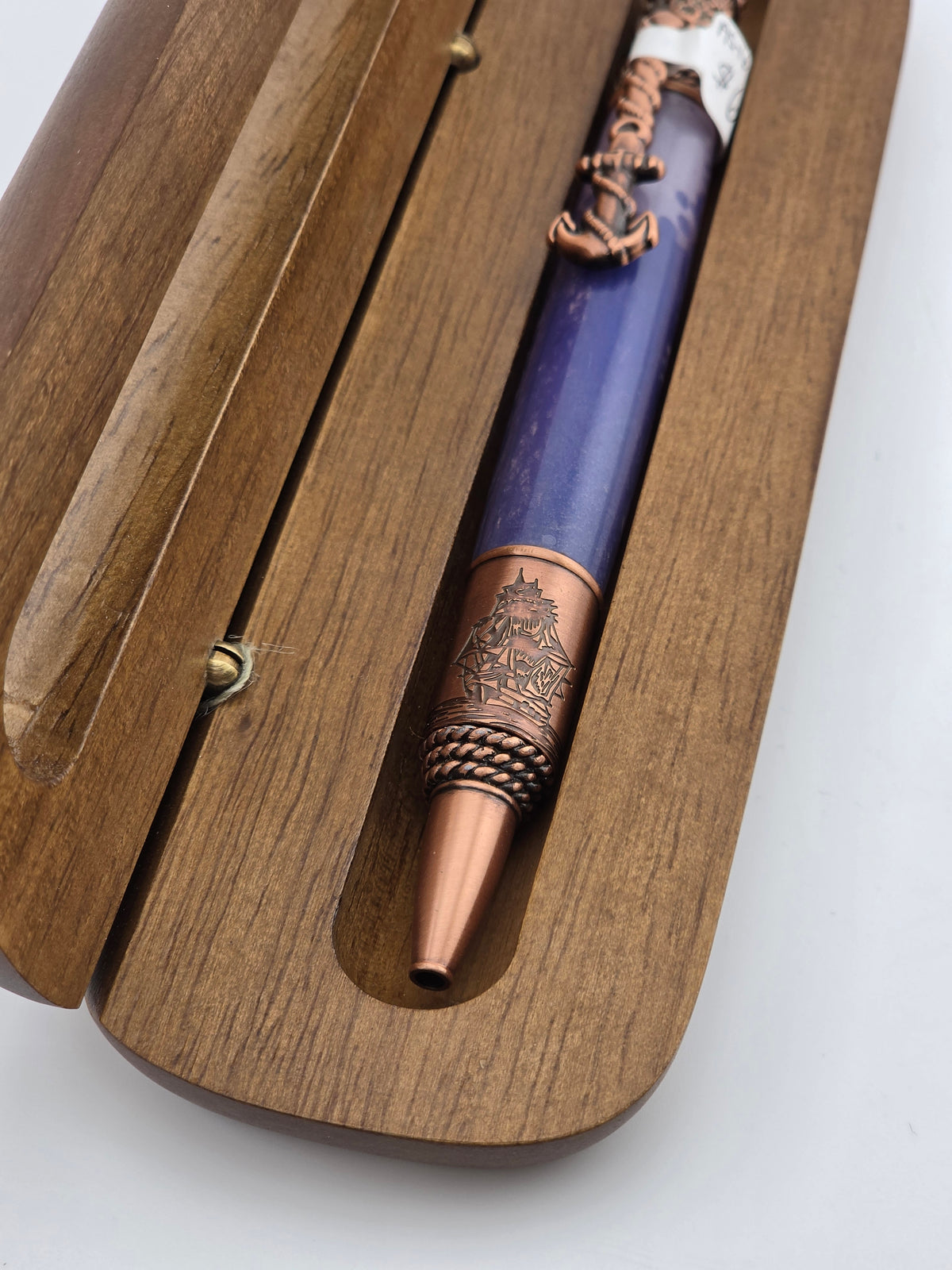 AS-16PCN Purple/Copper Nautical Pen
