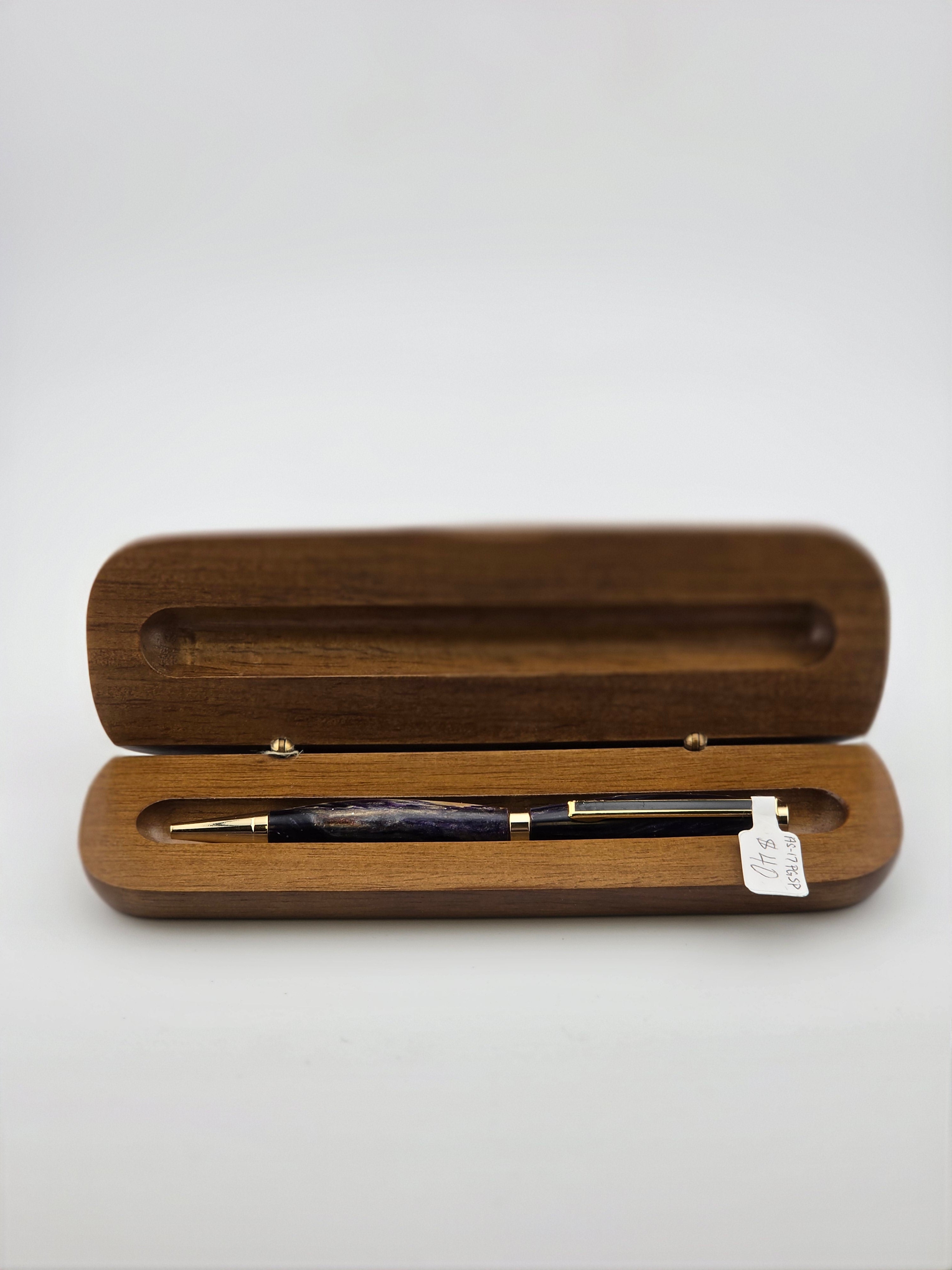 AS-17PGSP Purple/Gold Slim Pen