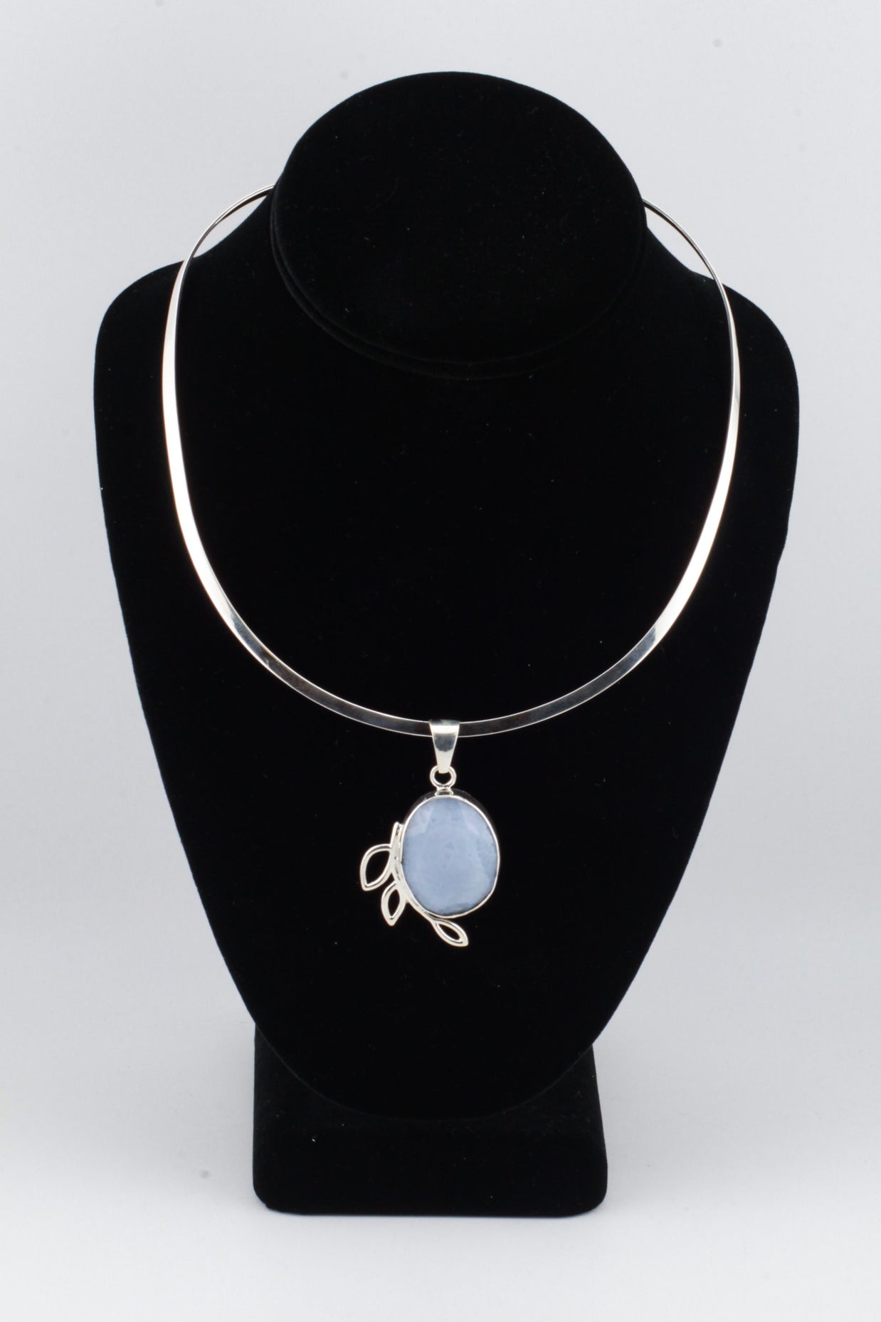 Blue Lace Agate Pendant