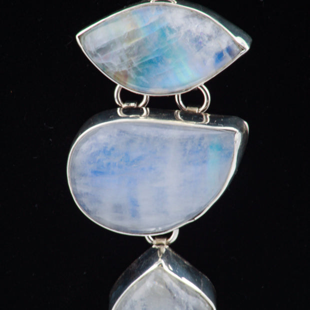 Triple Moonstone Pendant
