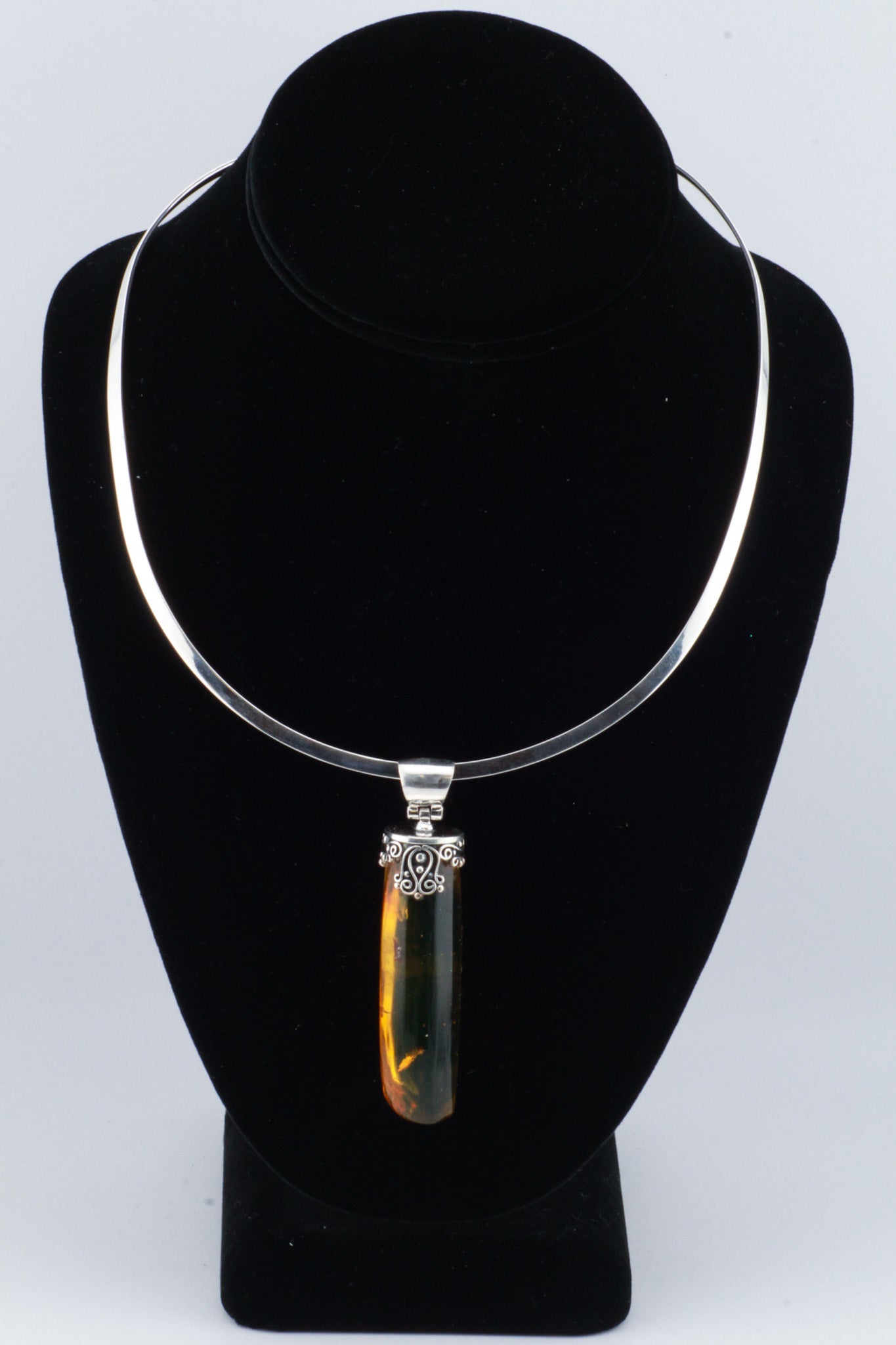 Amber w/Insects Pendant