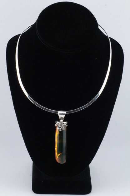 Amber w/Insects Pendant
