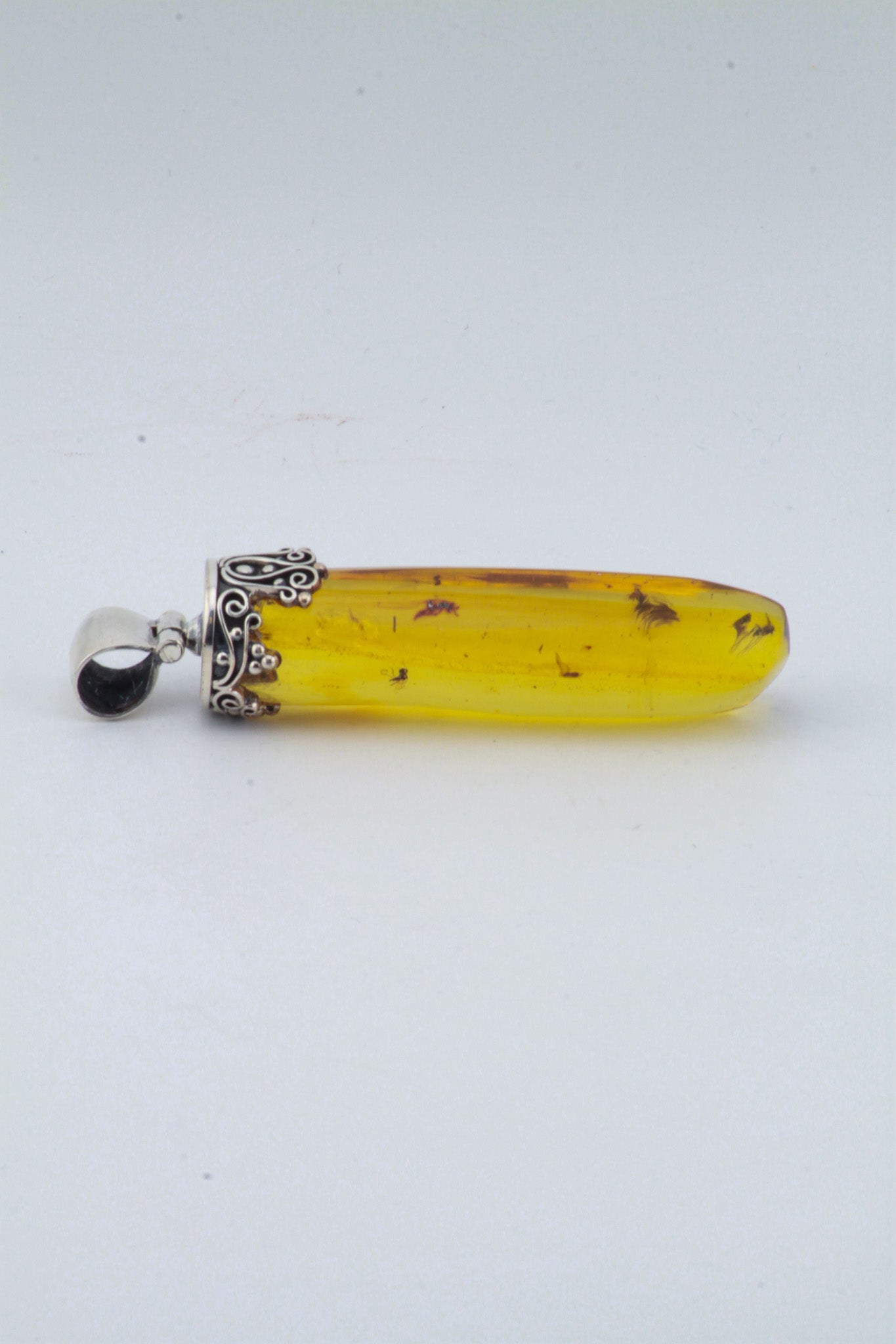 Amber w/Insects Pendant
