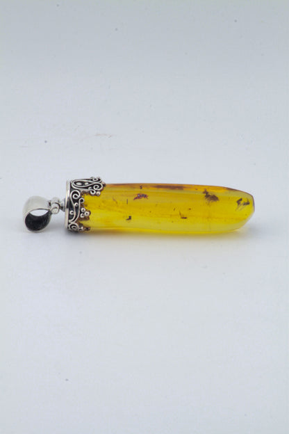 Amber w/Insects Pendant