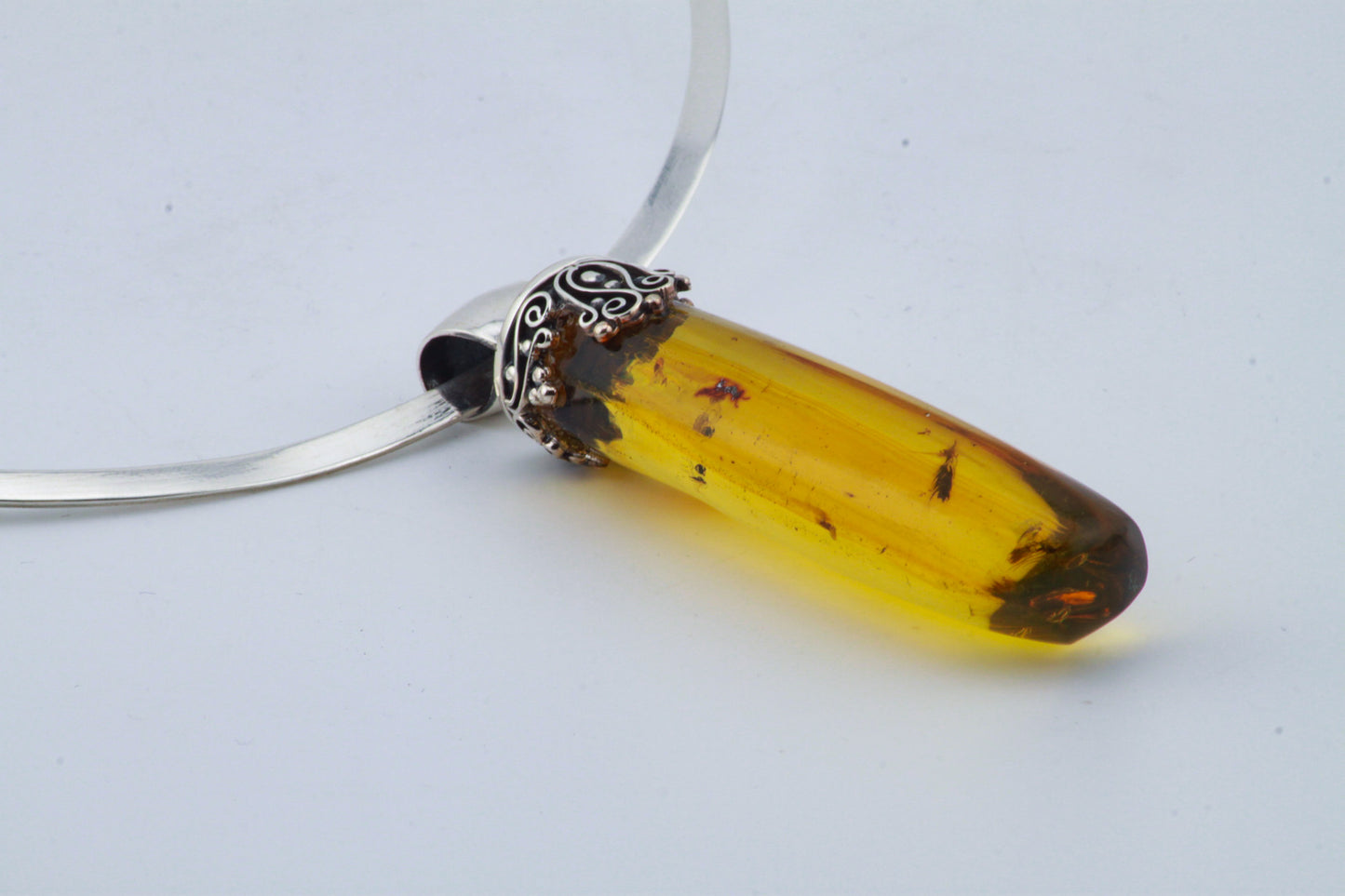 Amber w/Insects Pendant