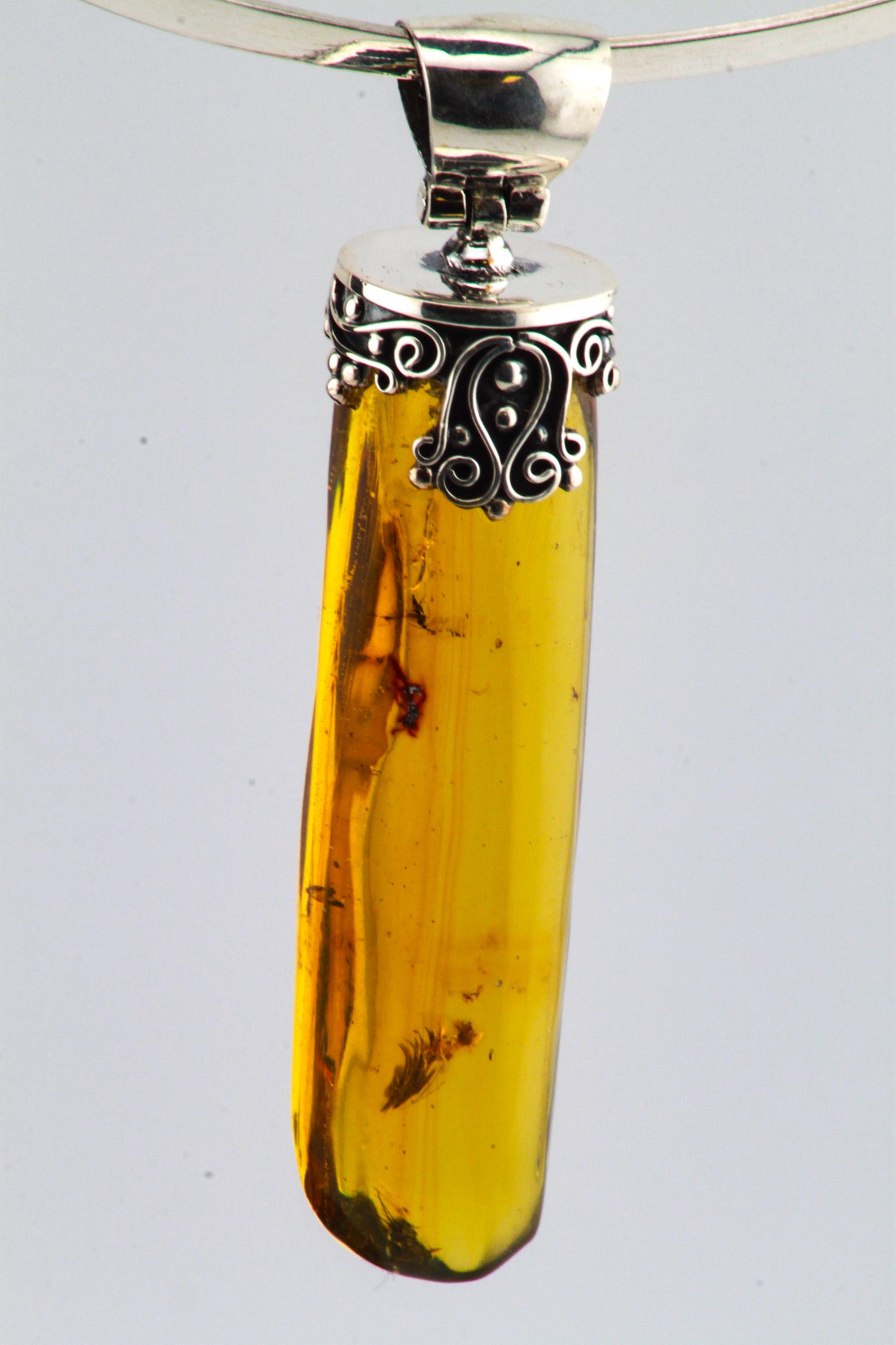 Amber w/Insects Pendant