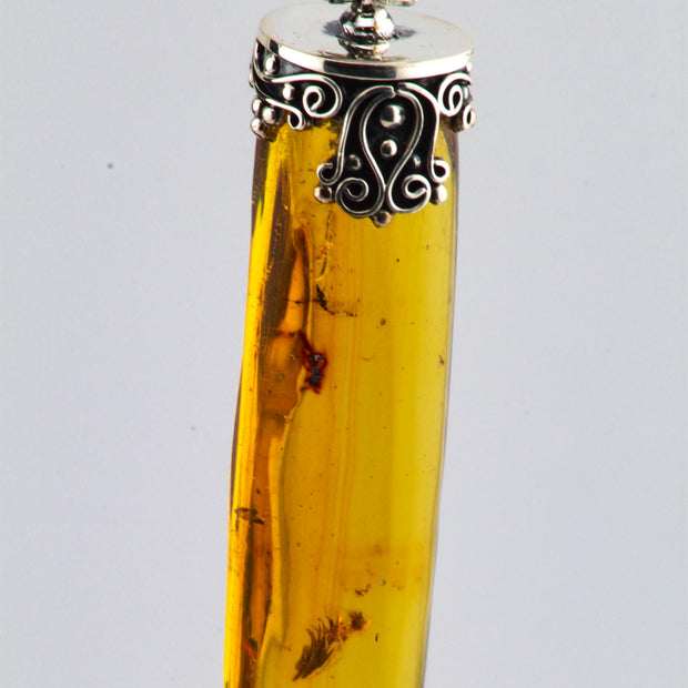 Amber w/Insects Pendant