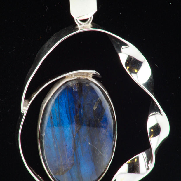 Free-Form Labradorite Pendant