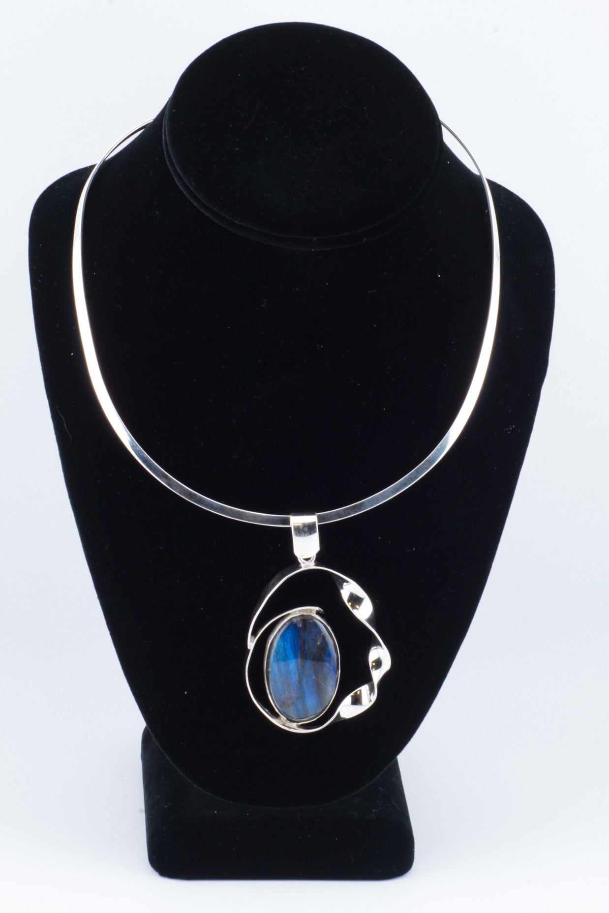 Free-Form Labradorite Pendant