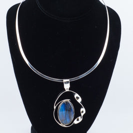 Free-Form Labradorite Pendant