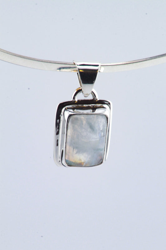 Square Moonstone Pendant