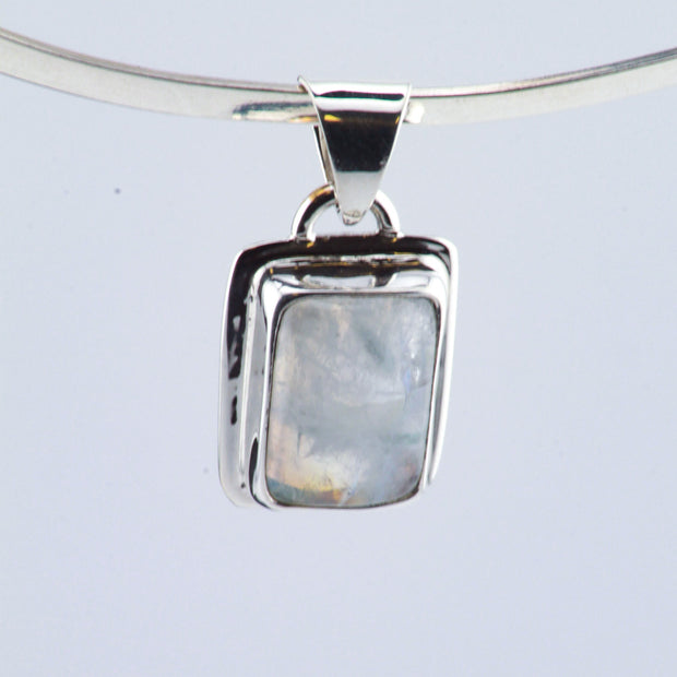 Square Moonstone Pendant