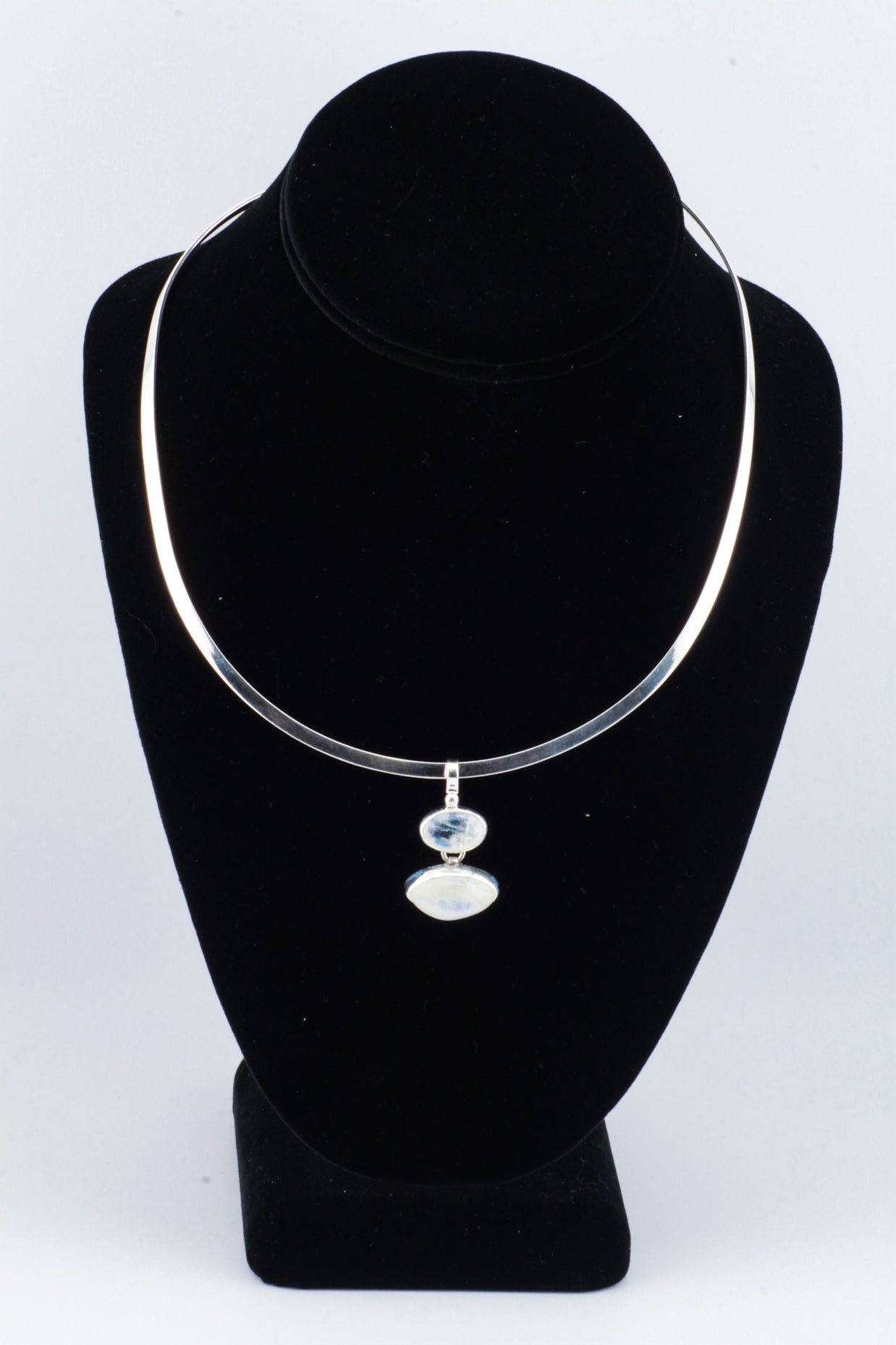 Double Moonstone Pendant