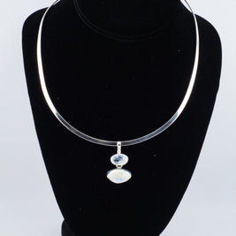 Double Moonstone Pendant