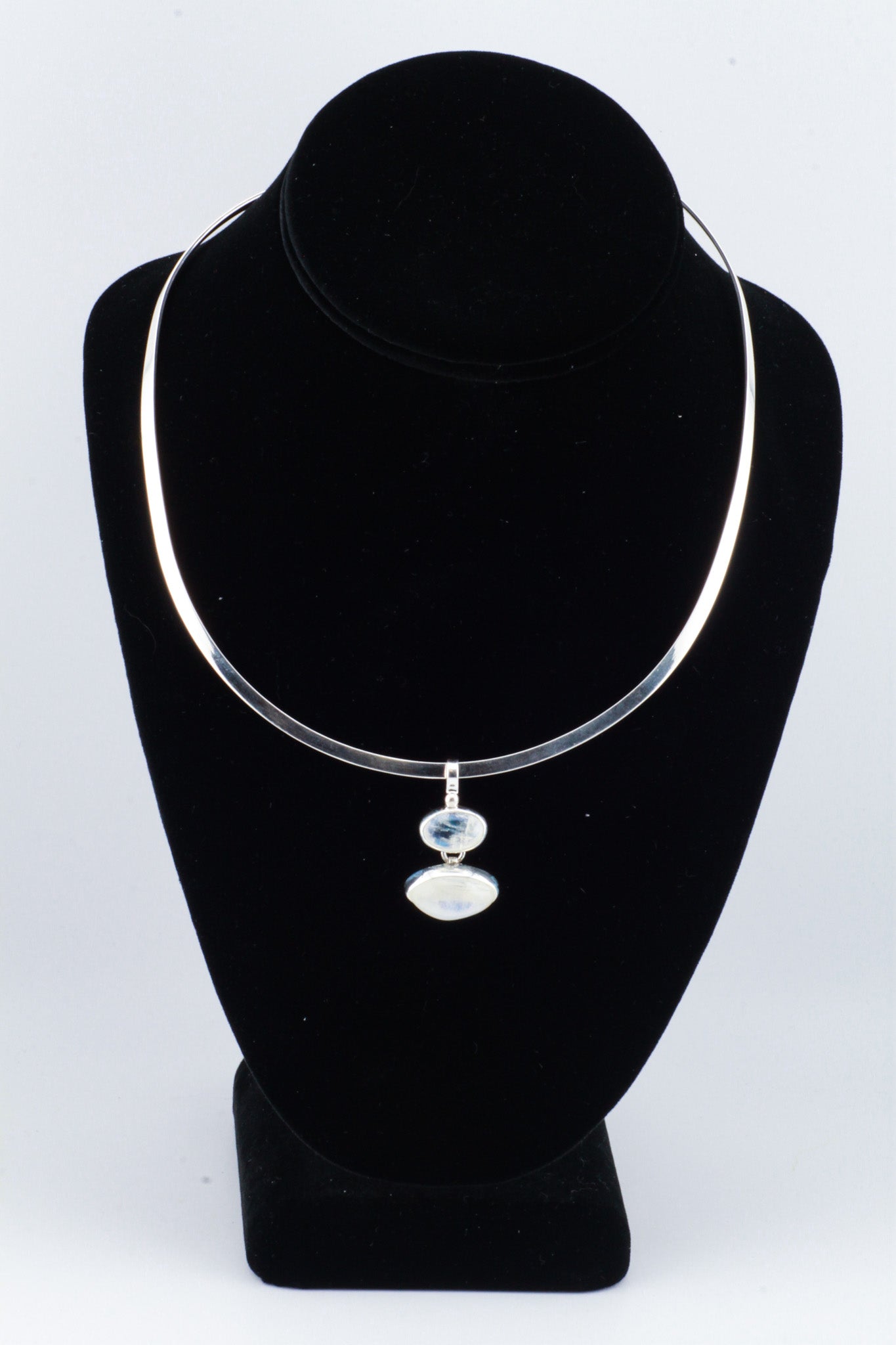 Double Moonstone Pendant
