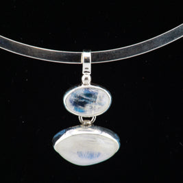 Double Moonstone Pendant