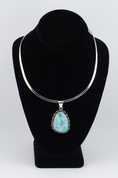Larimar Pendant