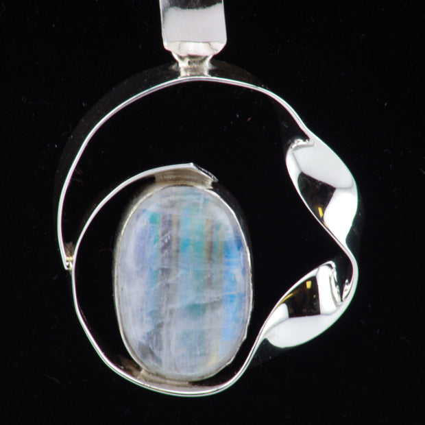 Wrapped Moonstone Pendant