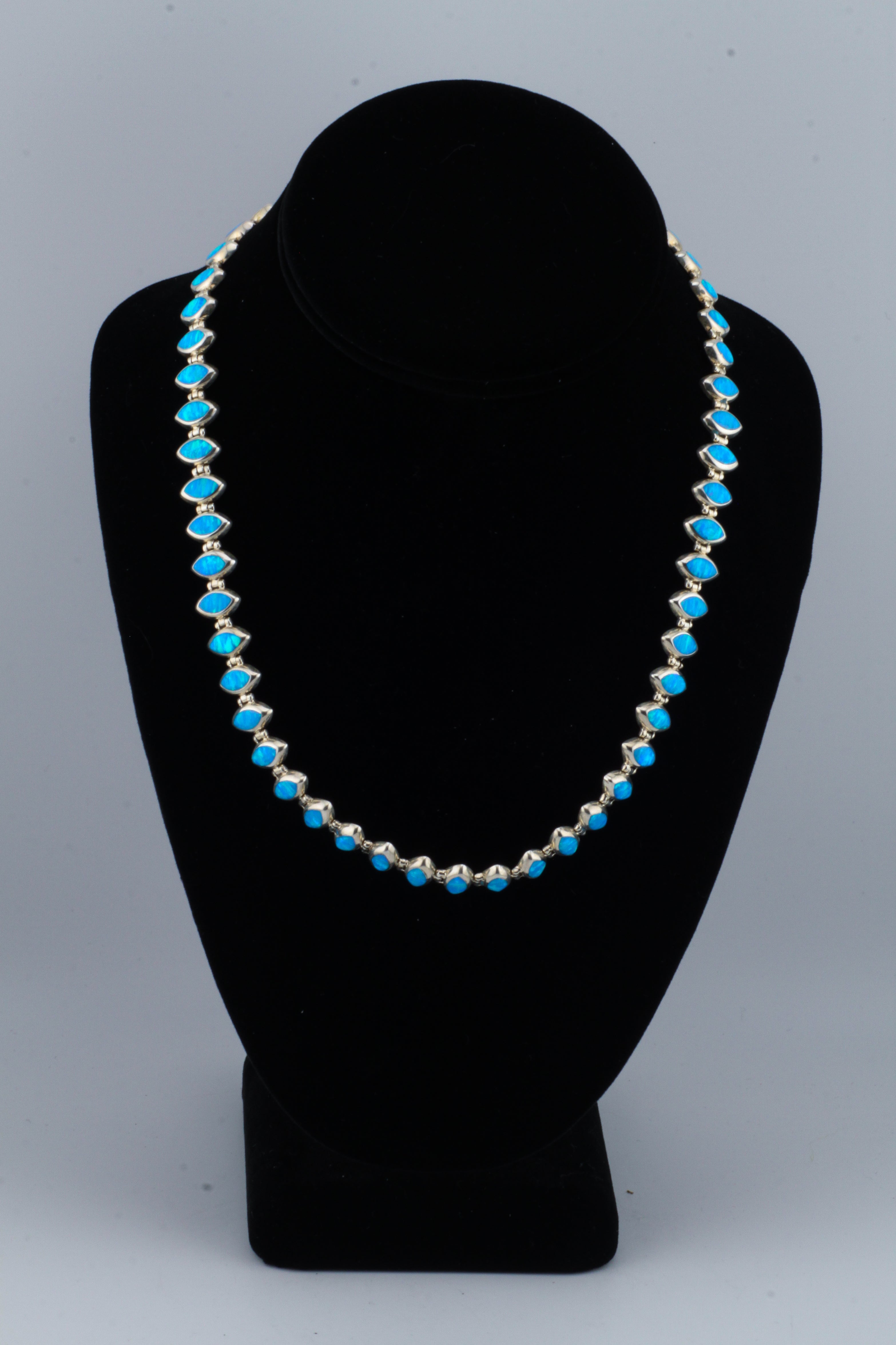 Lab Created Opal Necklace