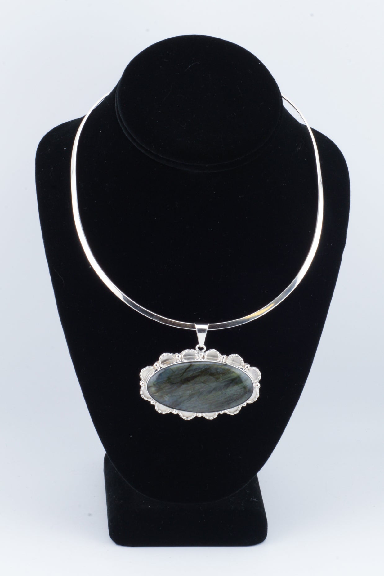Green Labradorite Pendant