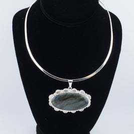 Green Labradorite Pendant