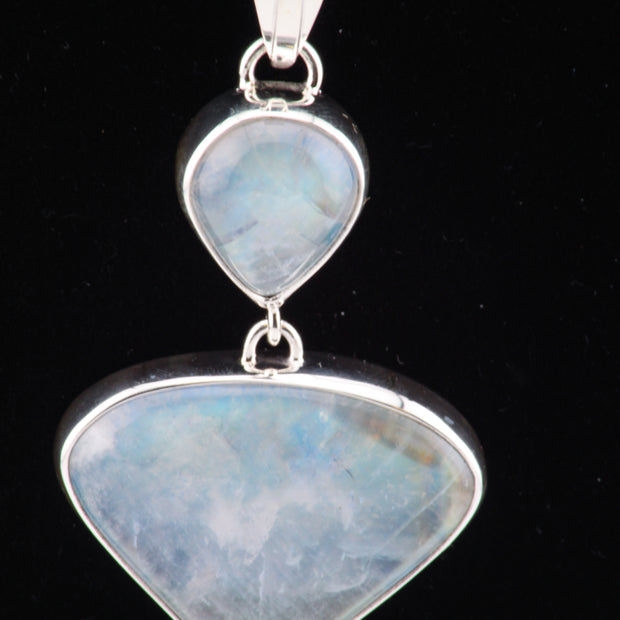 Double Moonstone Pendant
