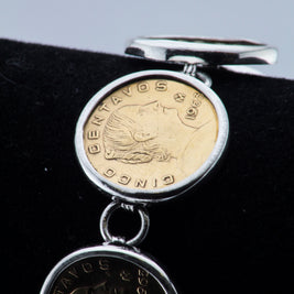 Mexican Coin Bracelet