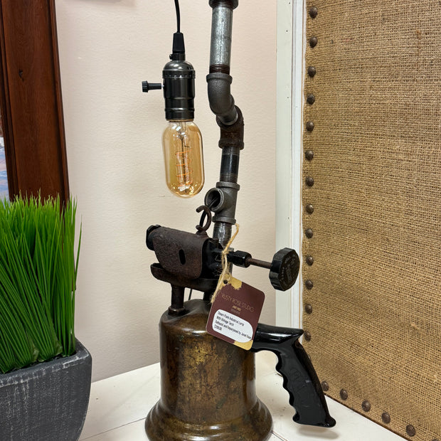 Torch Lamp w/ Black Cord
