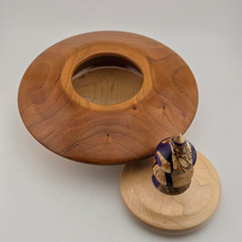 Sm Cherry/Maple Lidded