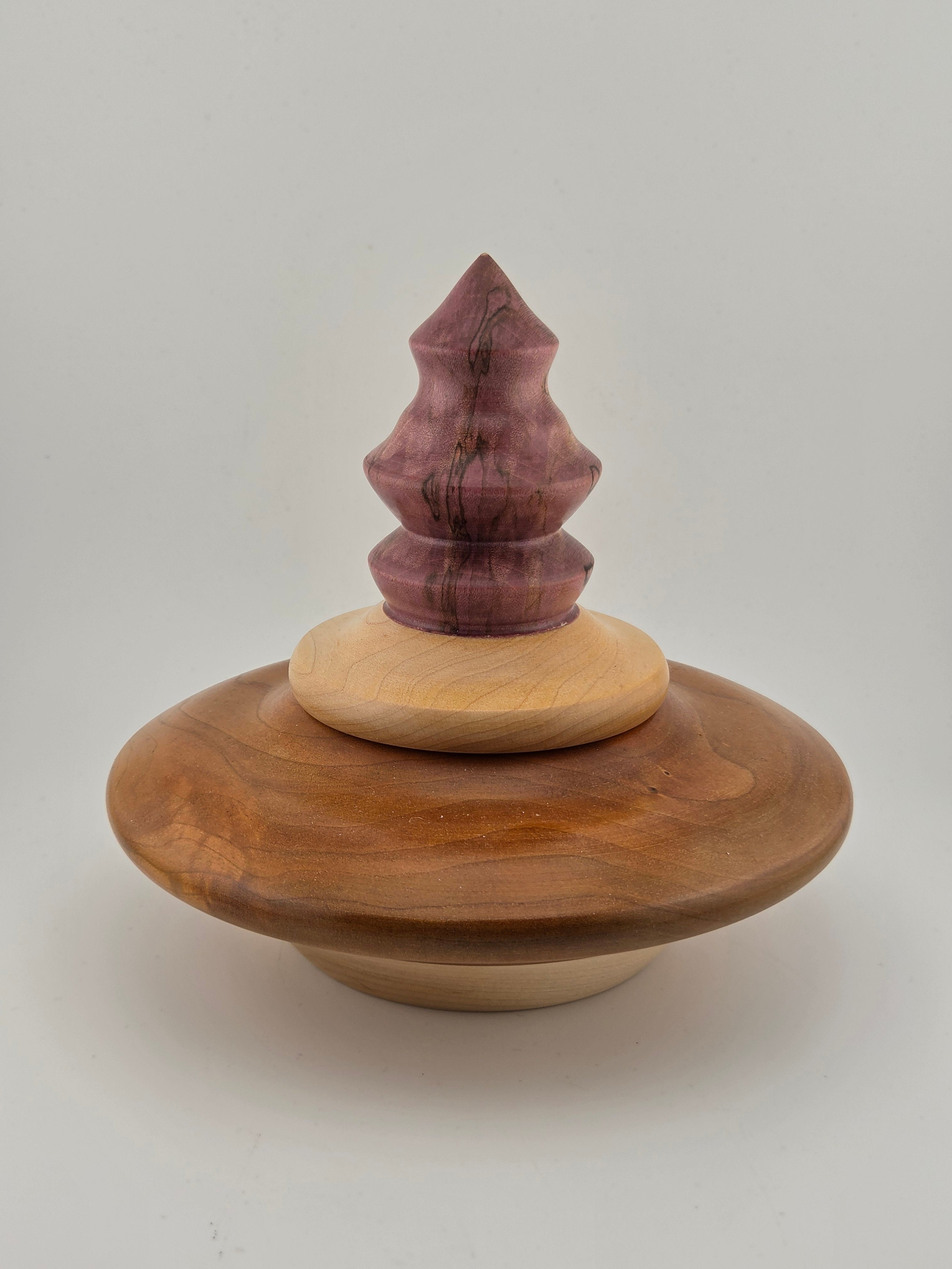 Sm Cherry/Maple Vessel - Red Top