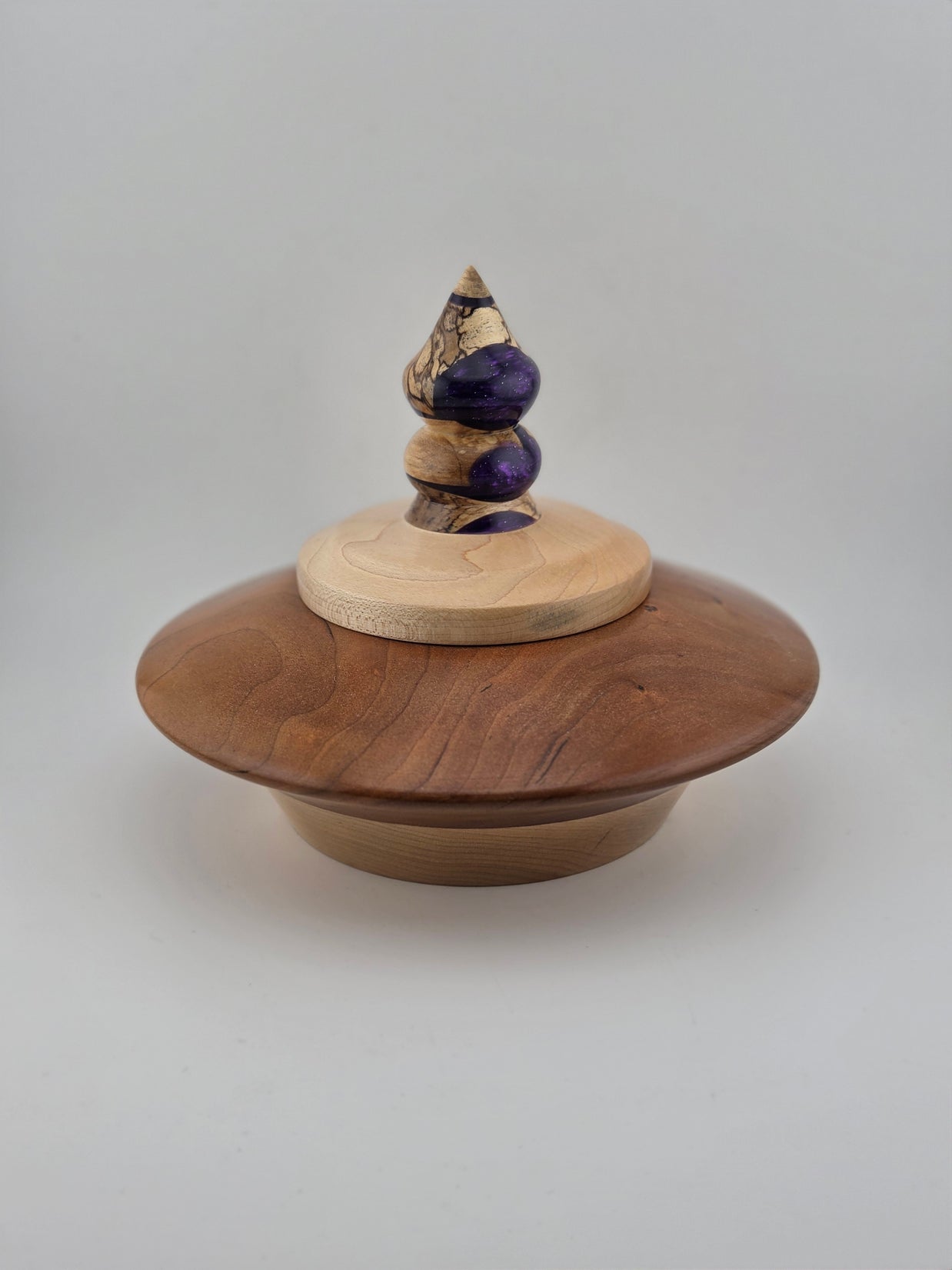 Sm Cherry/Maple Lidded